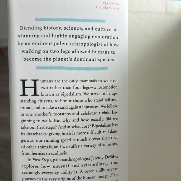 ❤️ Brand New “First Steps: How Upright Walking Made Us Human” by Desilva, Jeremy - Picture 3 of 8